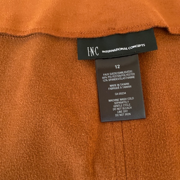 INC International Concepts Faux Suede Skirt - NWOT - Picture 11 of 13